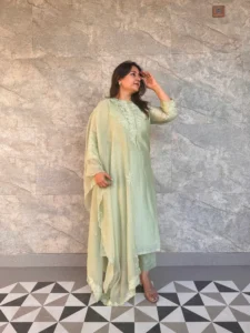 Chanderi Suit 07 - Image 5